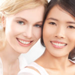 Two friends enjoy the £50 voucher offer at Elan Medical Skin Clinics in Essex and central London